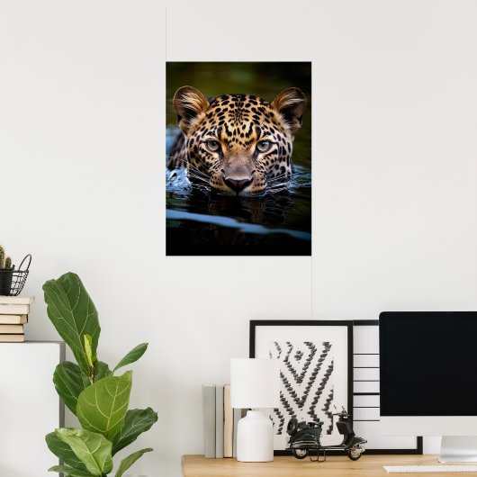 Poster Art Leopard (Bureau à domicile)