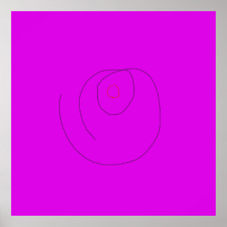 Poster Art ligne minimaliste