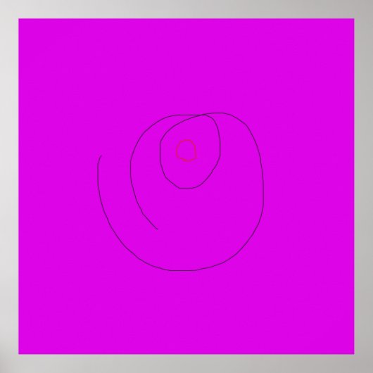 Poster Art ligne minimaliste (Devant)