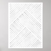 Poster Art linéaire minimal (Devant)