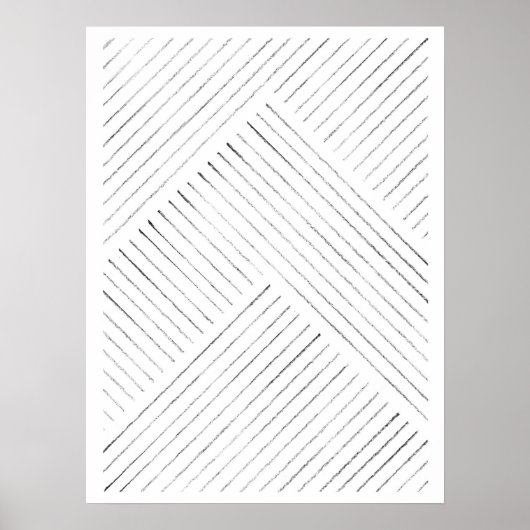 Poster Art linéaire minimal (Devant)