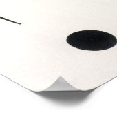 Poster Art linéaire minimaliste (Coin)