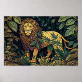 Poster Art Lion (Devant)