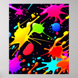Poster Art liquide : dynamique et dynamique