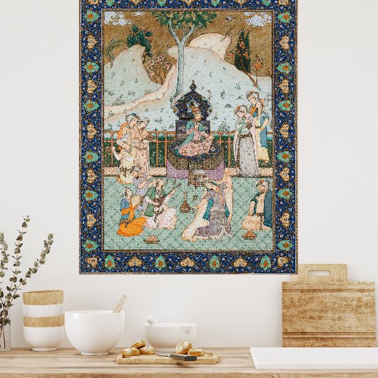 Poster Art Littéraire Perse Ancien (Cuisine)