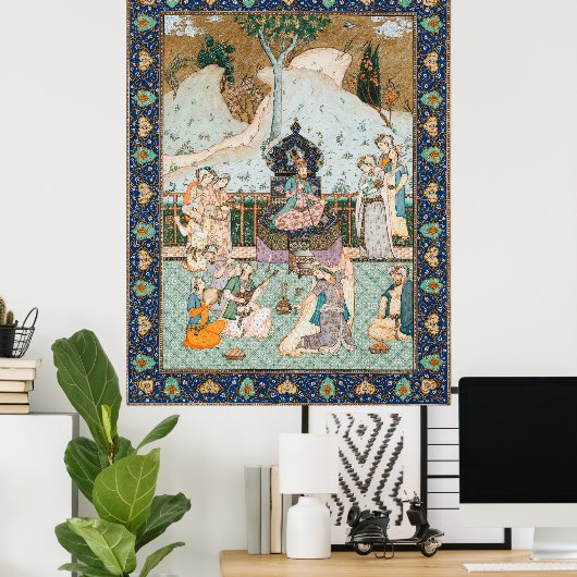 Poster Art Littéraire Perse Ancien (Bureau à domicile)