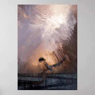 Poster Art maori contemporain unique