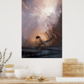 Poster Art maori contemporain unique (Cuisine)