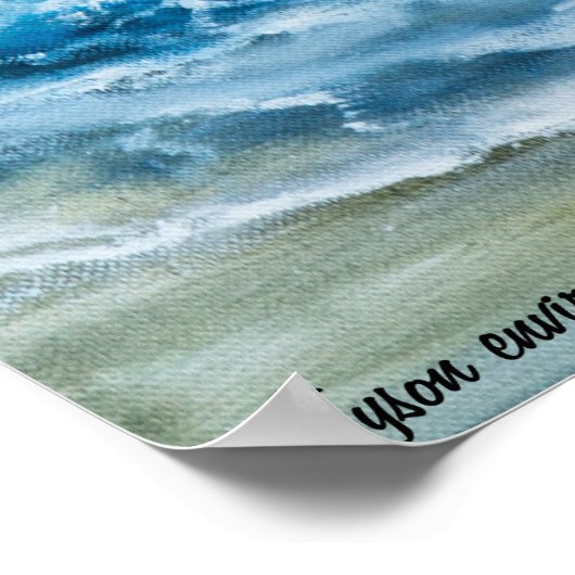 Poster Art marin sur (Coin)