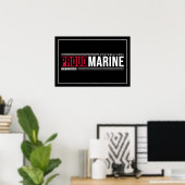 Poster Art Marine Vétérinaire (Bureau à domicile)