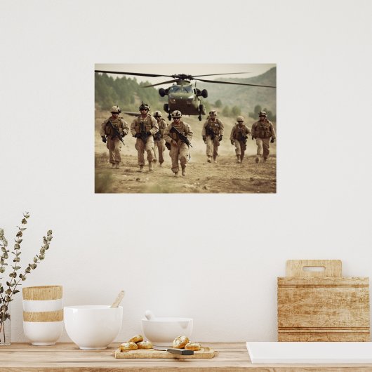 Poster Art Marines (Cuisine)