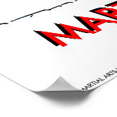 POSTER ART MARTIAL (Coin)