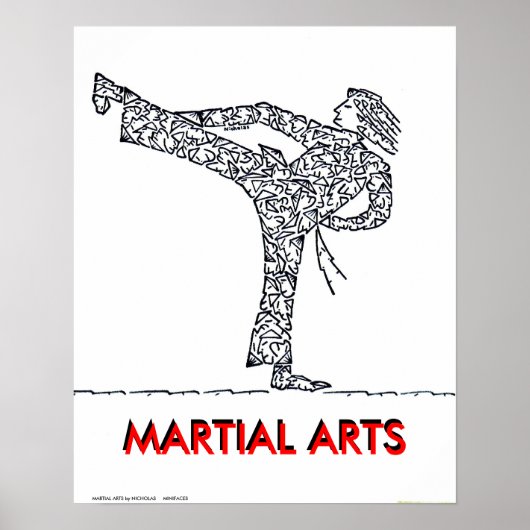 POSTER ART MARTIAL (Devant)