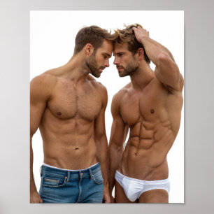 Poster Art Masculin Contemporain Gras