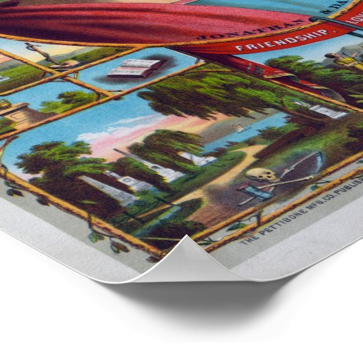 Poster Art masonique II (Coin)