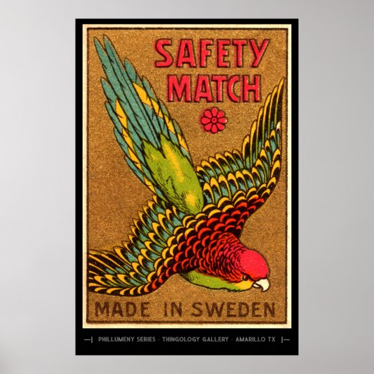 Poster Art Matchbox du milieu du siècle (Devant)