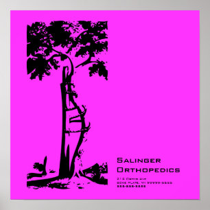 Poster Art Médical Vintage Orthopédique Arbre Tordu