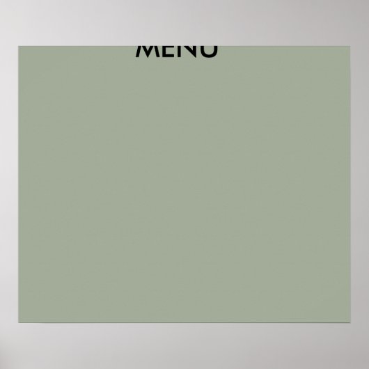 POSTER ART MENU (Devant)