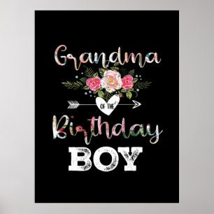 Poster Art Mère Grand-Mère D'Un Enfant Anniversaire Ann