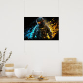 Poster Art Militair Persoon (Keuken)