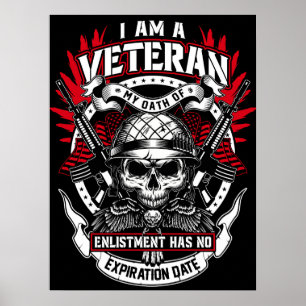Poster Art Militaire vétéran