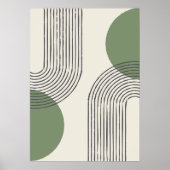 Poster Art minimal du milieu du siècle (Devant)