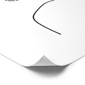 Poster Art minimaliste Elegant Woman Line (Coin)