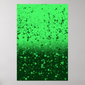 Poster Art minimaliste émeraude riche (Devant)