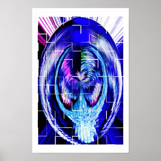 Poster Art miroir cassé (Devant)