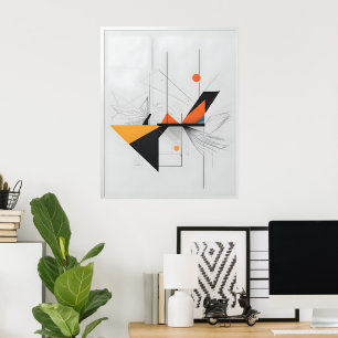 Poster Art moderne Abstrait
