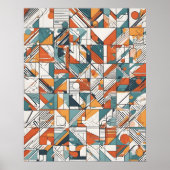 Poster Art moderne Abstrait (Devant)