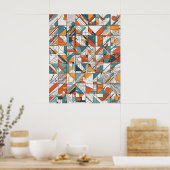 Poster Art moderne Abstrait (Cuisine)