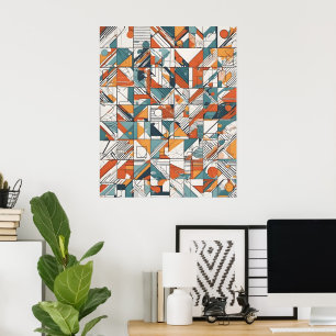Poster Art moderne Abstrait