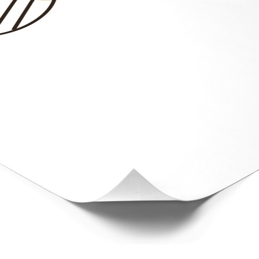 Poster Art moderne Abstrait (Coin)