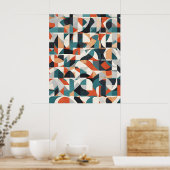 Poster Art moderne Abstrait (Cuisine)