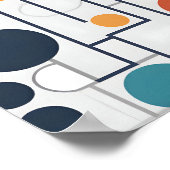 Poster Art moderne Abstrait (Coin)