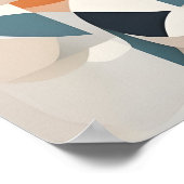 Poster Art moderne Abstrait (Coin)