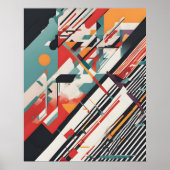 Poster Art moderne Abstrait (Devant)