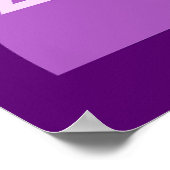 Poster Art moderne Abstrait Formes géométriques violettes (Coin)