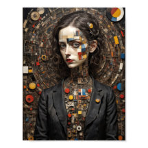 Art moderne Avant Garde style femme abstrait