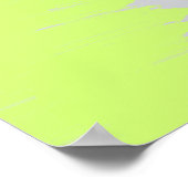 Poster Art moderne citron vert peintures grises (Coin)