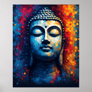 Poster Art Moderne Coloré - Peinture du Seigneur Divin Bo