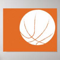 Art moderne de basketball peint à la main - 1 sur