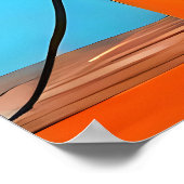 Poster art moderne, formes géométriques, design abstrait, (Coin)