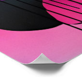 Poster Art moderne géométrique coloré sans cadre (Coin)