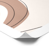 Poster Art Moderne Moderne Du Milieu Du Siècle, Tons Neut (Coin)