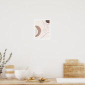 Poster Art Moderne Moderne Du Milieu Du Siècle, Tons Neut (Cuisine)