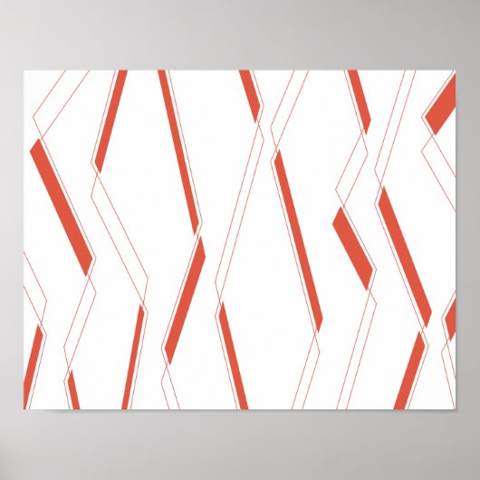 Poster Art moderne, simple urbain plante abstraction grap (Devant)