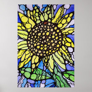 Poster Art moderne Sunflower