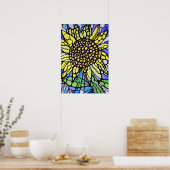Poster Art moderne Sunflower (Cuisine)